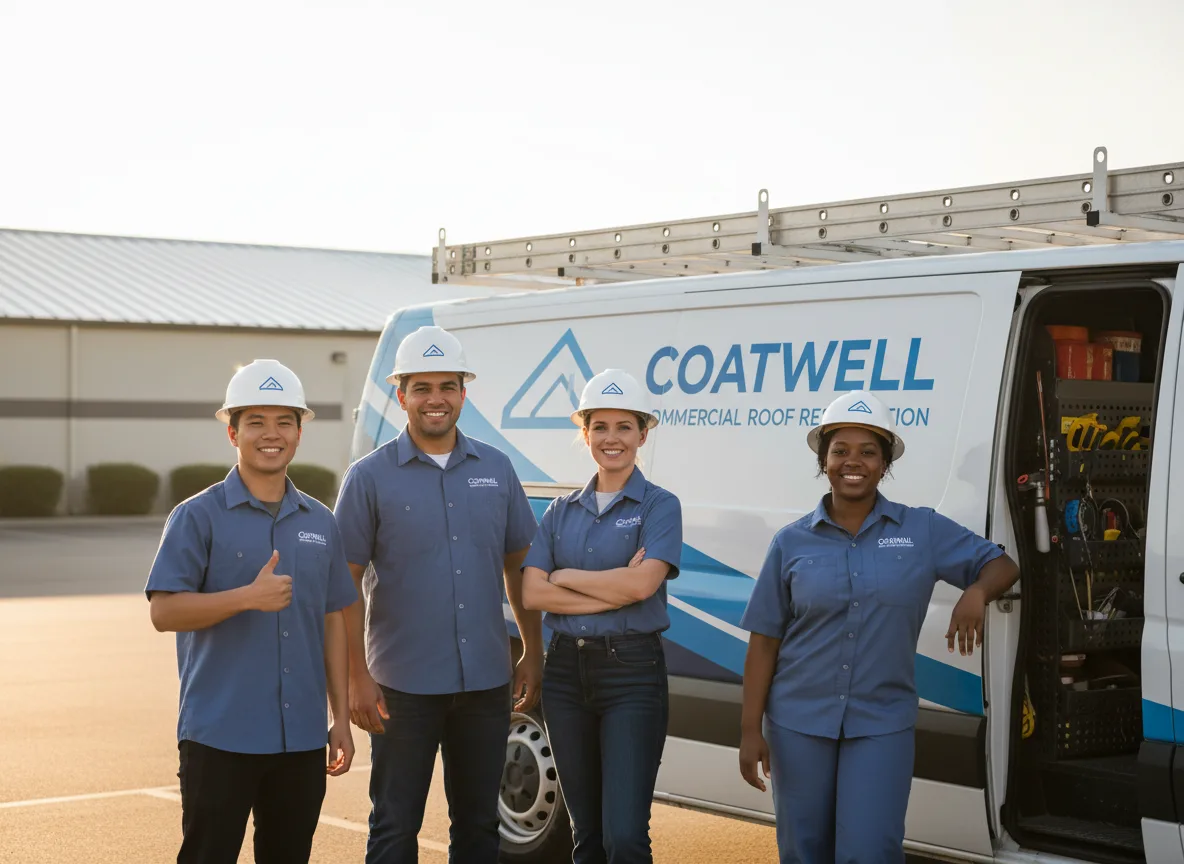 Commercial roof coating company in Stringtown, OK